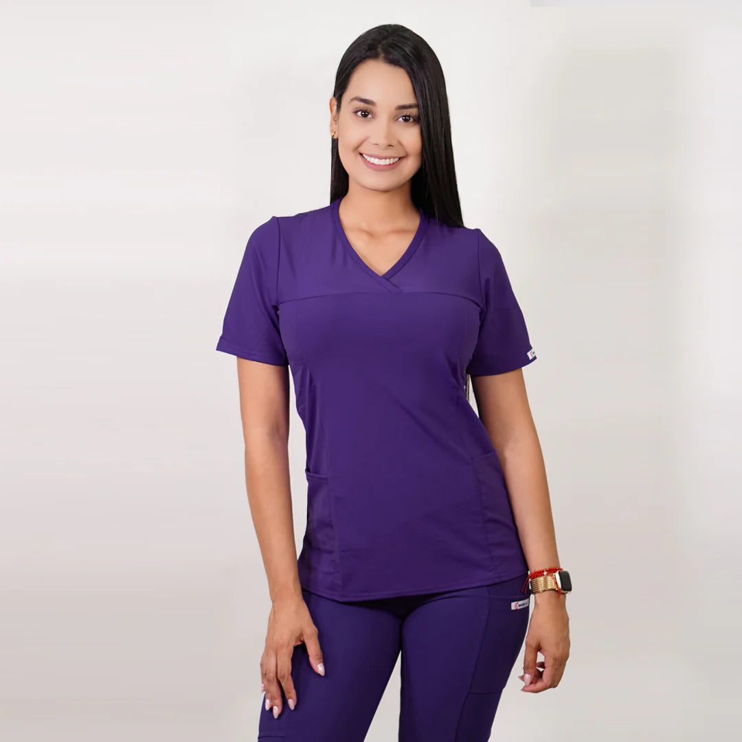 Delantal clinico tela elasticada - Mujer