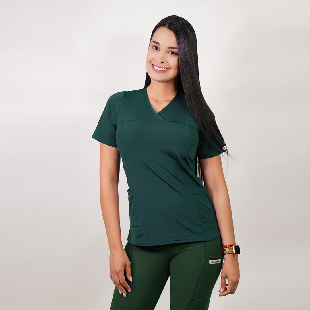 Delantal clinico tela elasticada - Mujer