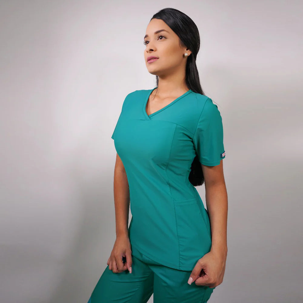 Delantal clinico tela elasticada - Mujer