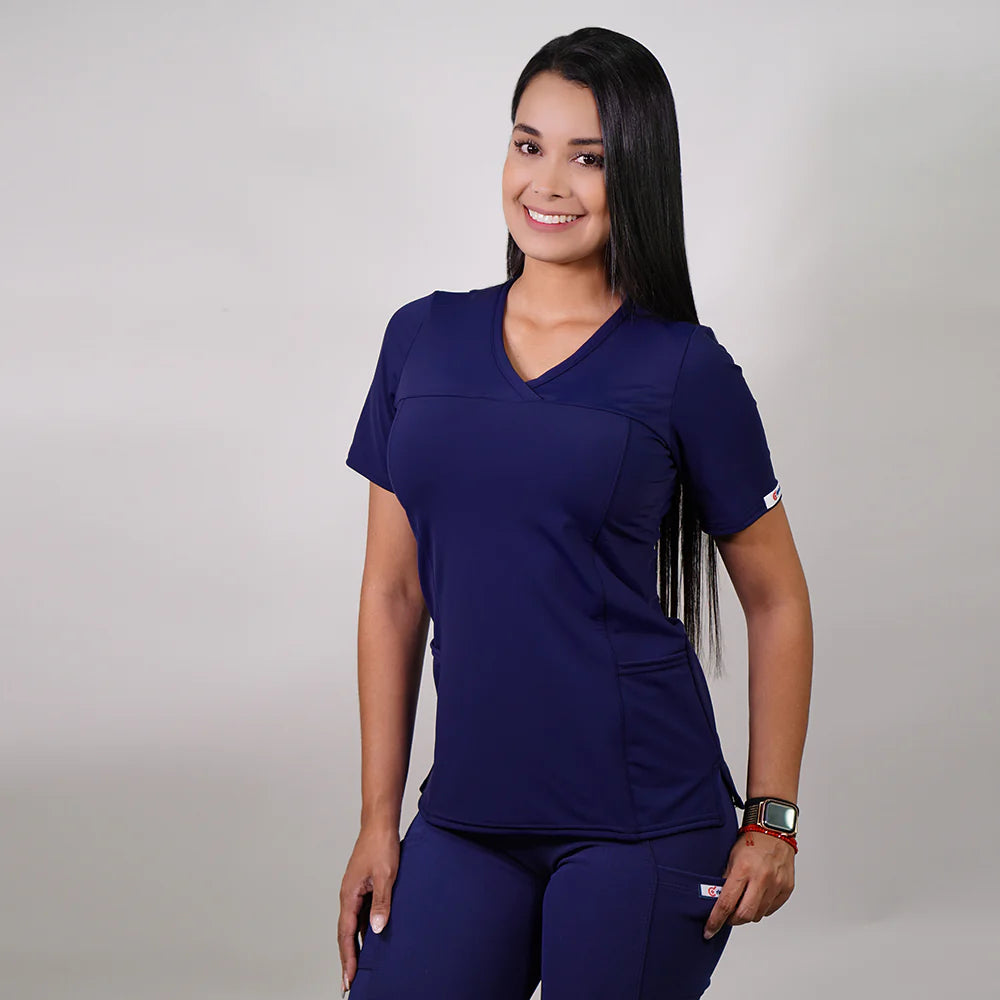 Delantal clinico tela elasticada - Mujer
