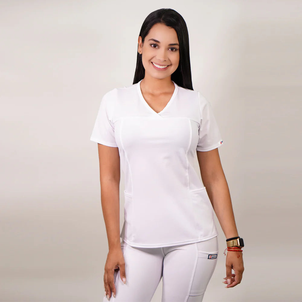 Delantal clinico tela elasticada - Mujer