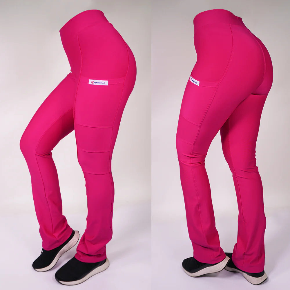 Pantalón clínico tela extra-elasticada spandex - Mujer