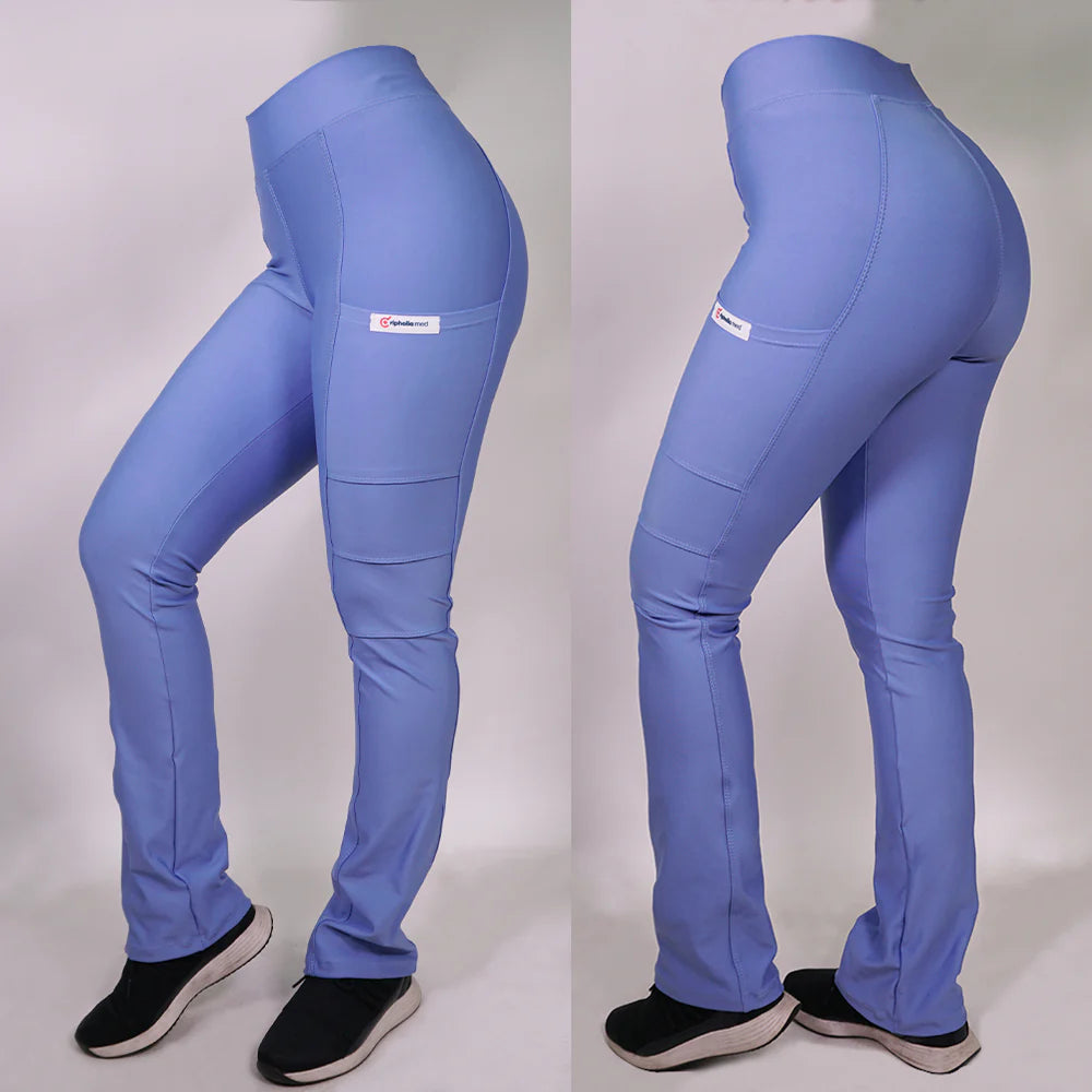 Pantalón clínico tela extra-elasticada spandex - Mujer