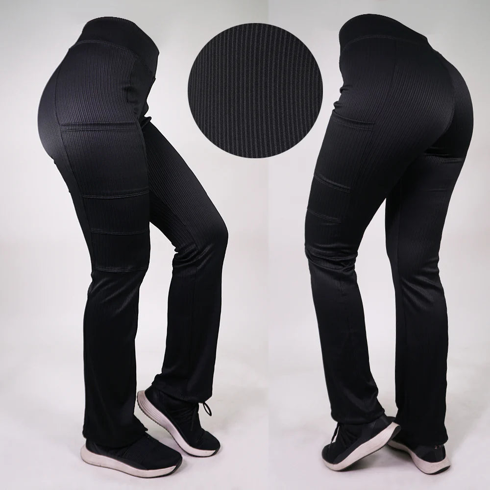 Pantalon clinico RIB  elasticada spandex  - Mujer