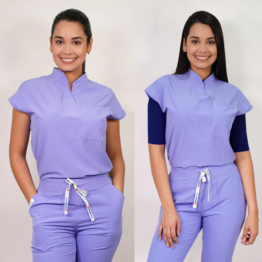 Delantal Clinico Amapola tela antifluidos - Mujer