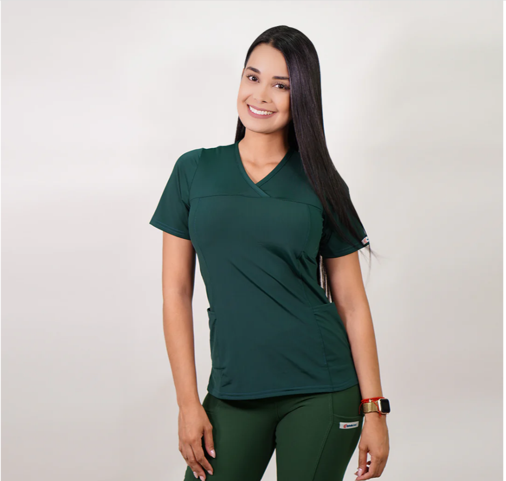 Delantal clinico tela elasticada - Mujer