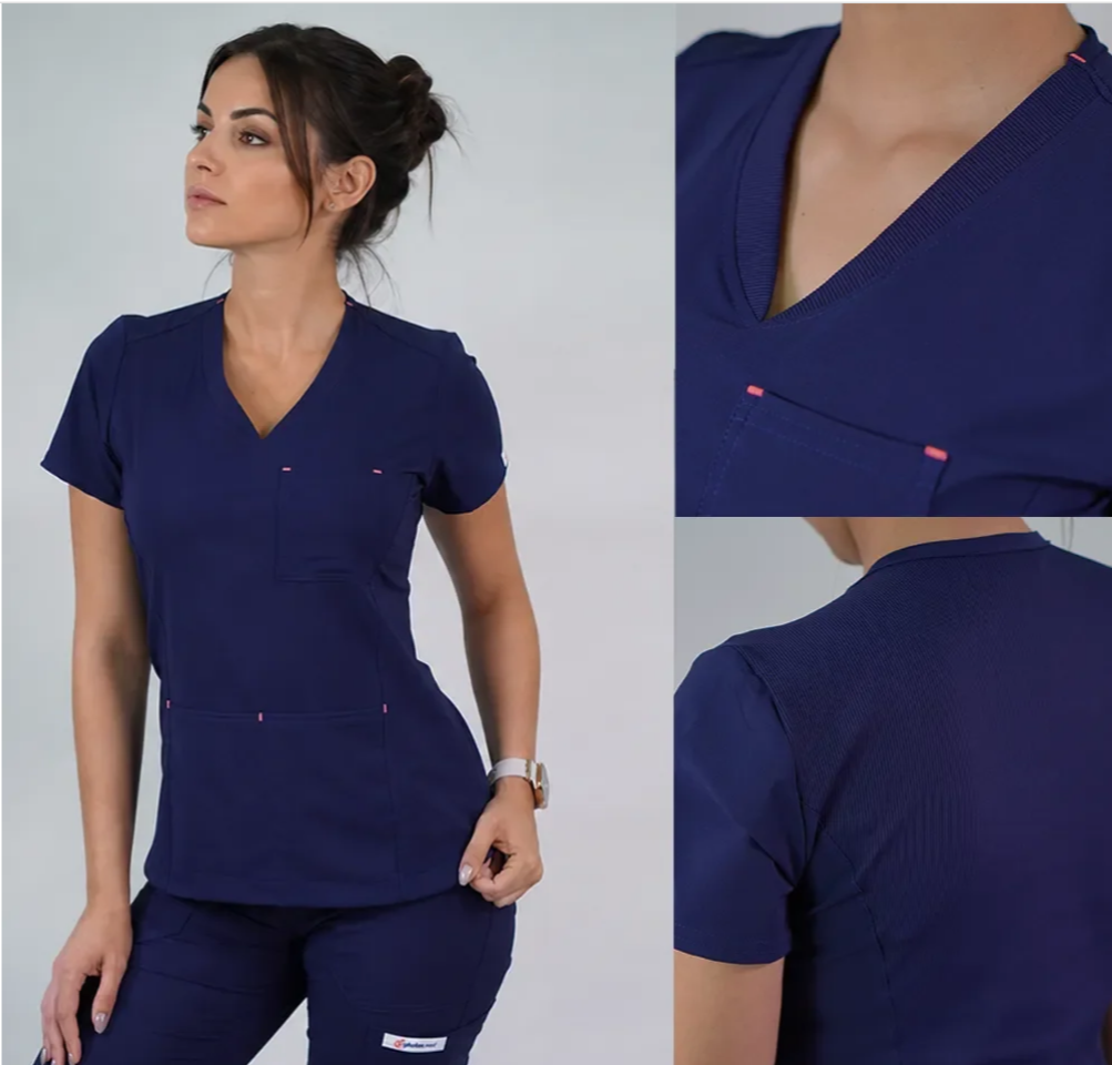 Delantal Mujer anti fluidos Violeta
