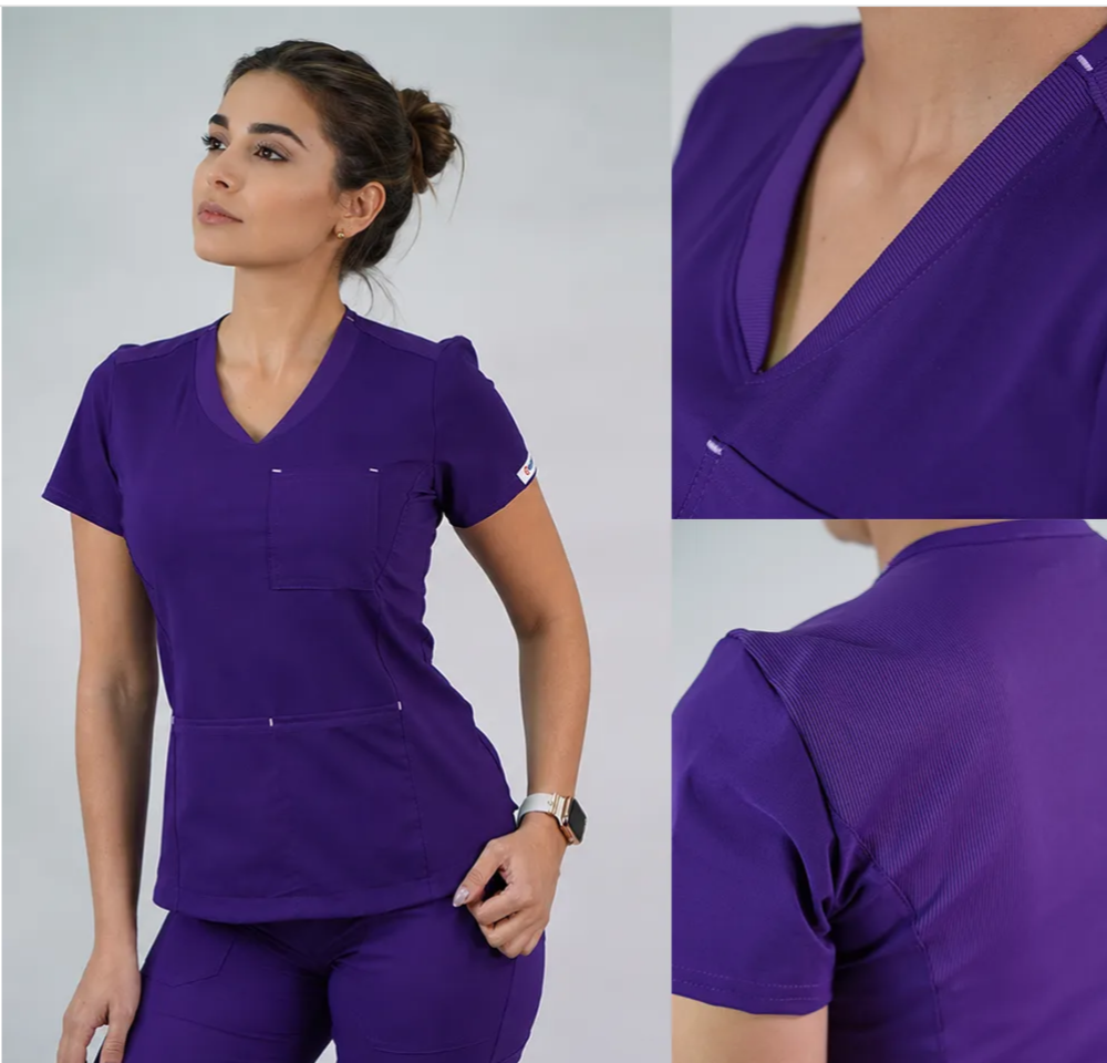 Delantal Mujer anti fluidos Violeta