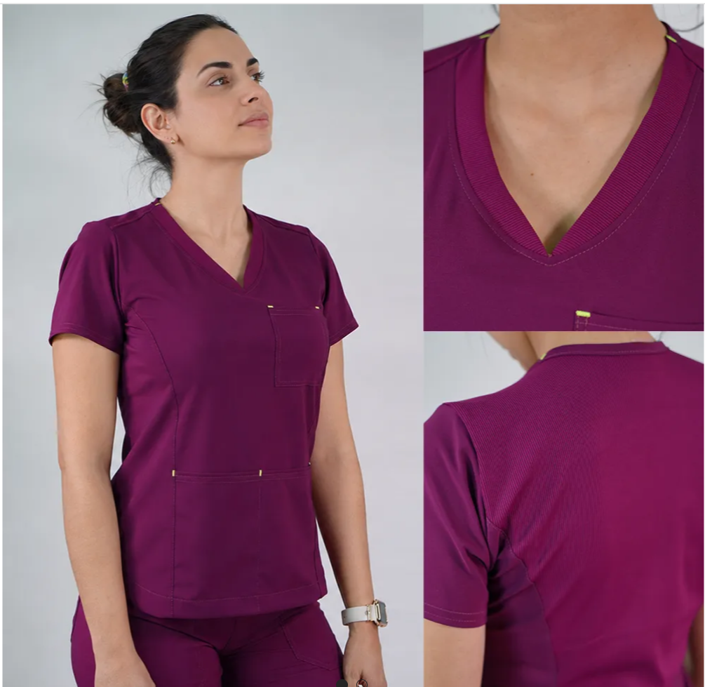 Delantal Mujer anti fluidos Violeta