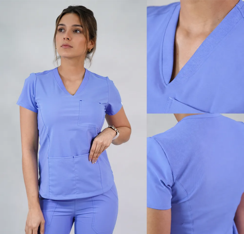 Delantal Mujer anti fluidos Violeta