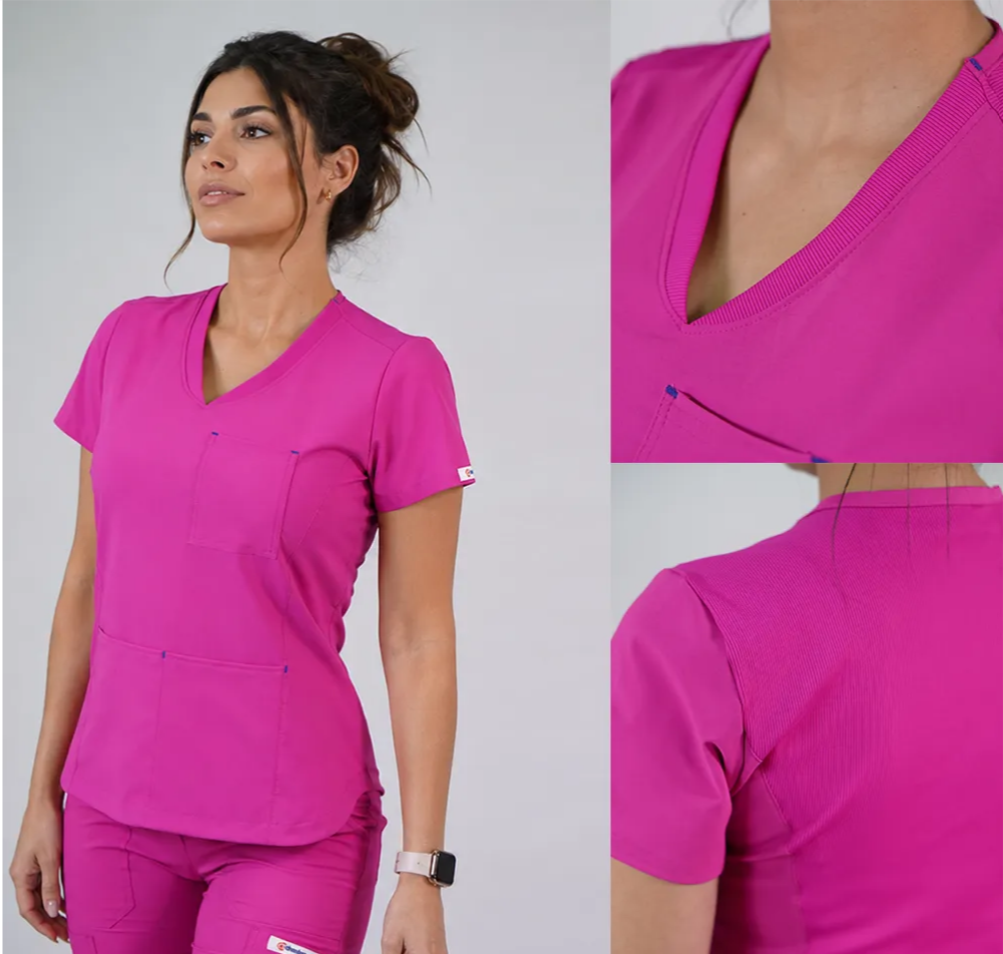 Delantal Mujer anti fluidos Violeta