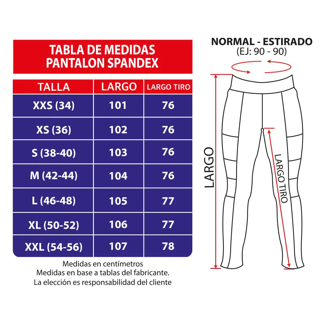 Pantalon clinico Mujer tela elasticada spandex