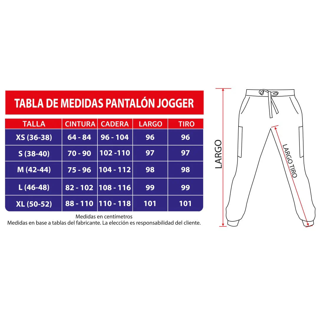Pantalon jogger clinico Antifluidos - Unisex