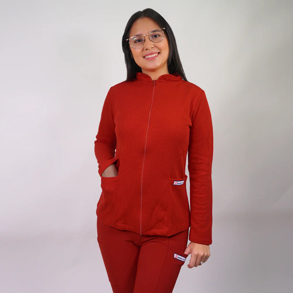Poleron Clínico texturado - Mujer