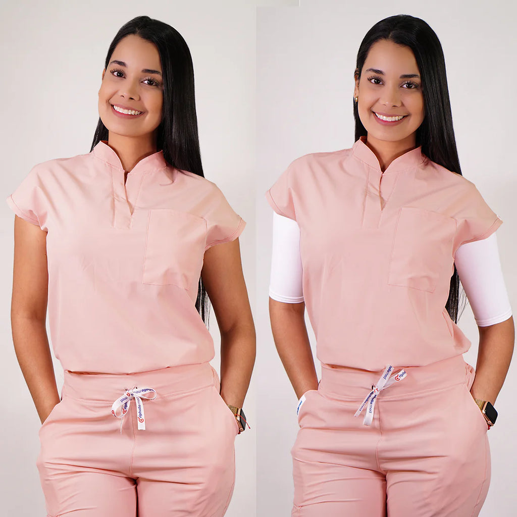 Delantal Clinico Amapola tela antifluidos - Mujer