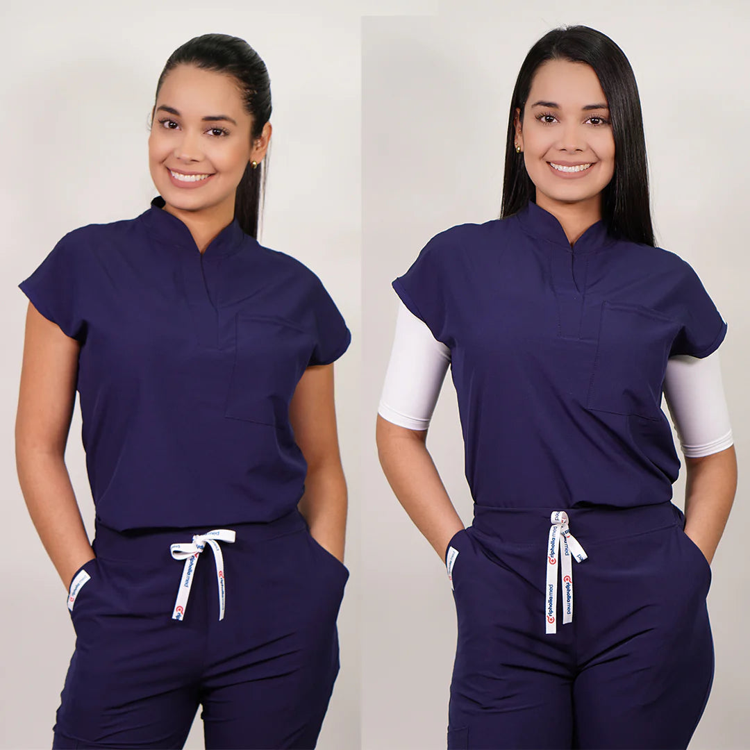 Delantal Clinico Amapola tela antifluidos - Mujer