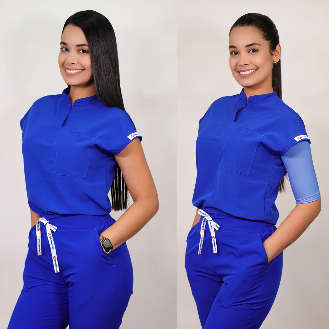 Delantal Clinico Amapola tela antifluidos - Mujer