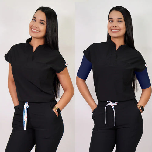 Delantal Clinico Amapola tela antifluidos - Mujer